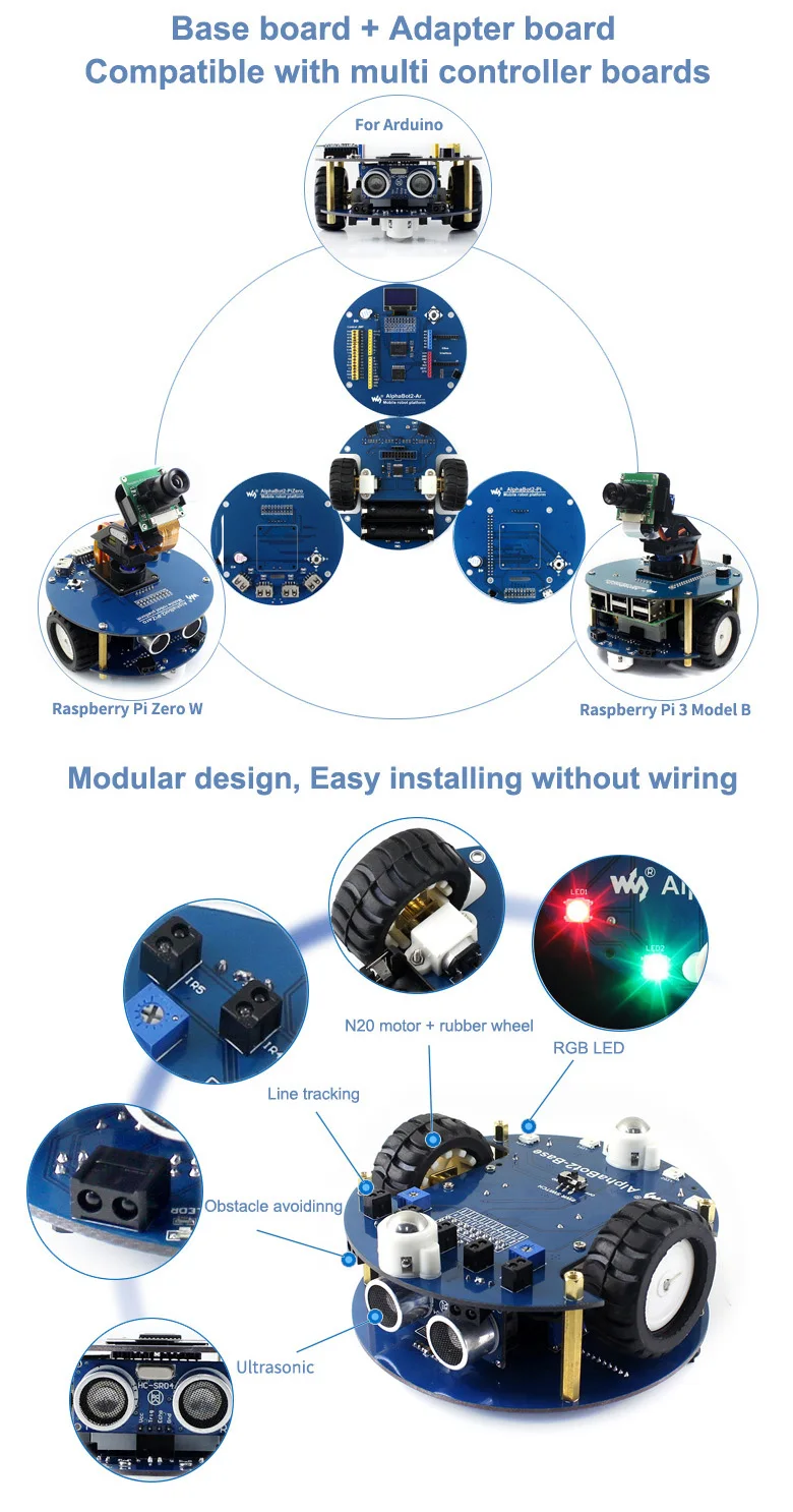 AlphaBot2-PiZero illustration