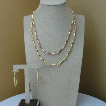 

Yuminglai 24K Dubai Costume Jewelry Sets Necklace and Earrings FHK7367