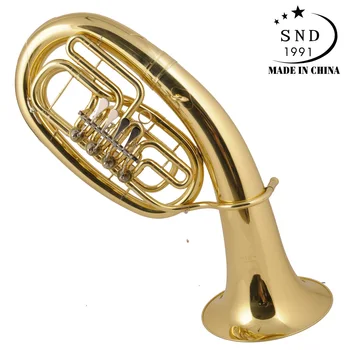 

SND Flat keys Euphonium Gold lacquer Brass body Cupronickel Valves