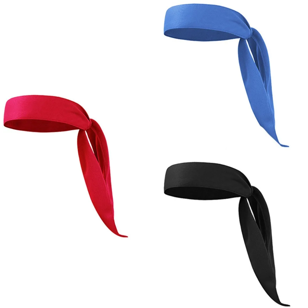 Спорт на открытом воздухе бег фитнес Противоскользящий Sweatband повязка головная для йоги Тренажерный зал головной платок Велоспорт Бег тренировки волос мужской женский платок f3