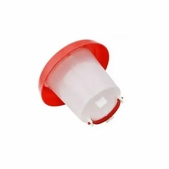 

1.5/2.5/4 L White & Red Chicken Food Water Feeder Drinker Accesories Fill