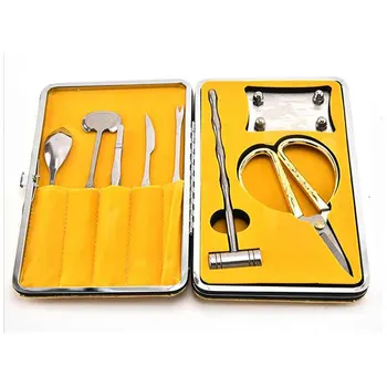 

8pcs Scraper Stainless Steel Seafood Fork Eating Crab Tools Set Scissors Lobster Gadget Axe Spoon Tweezers Kitchen