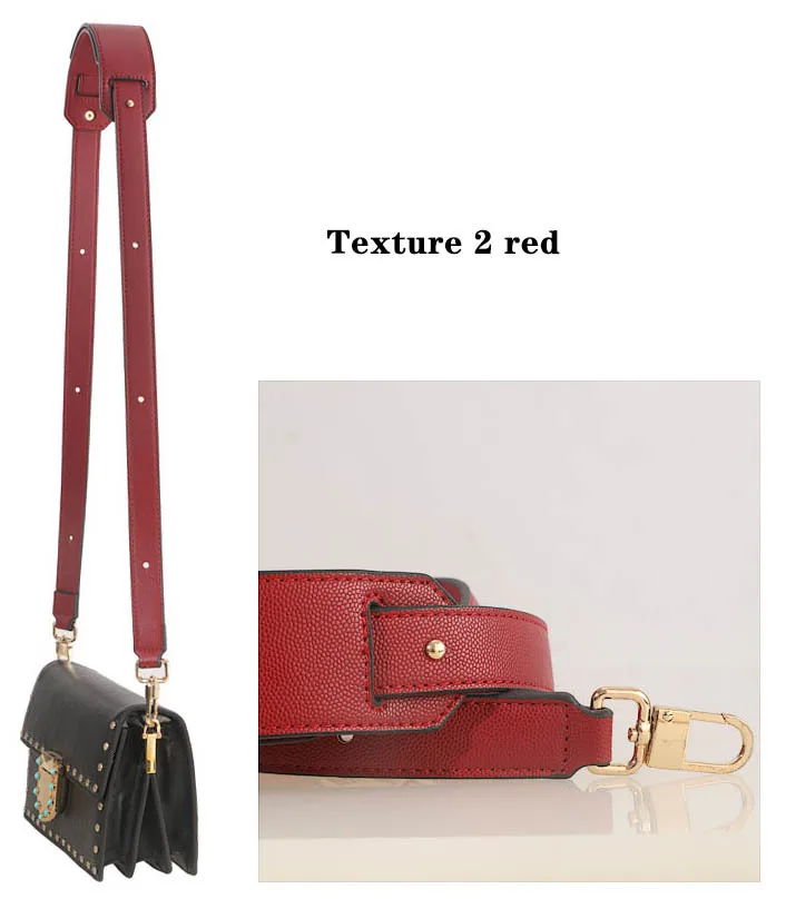 BAMADER High Quality Genuine Leather Bag Strap Ladies Wide Shoulder Strap 81CM-118CM Adjustable Fashion Women's Bag Accessories