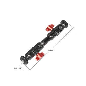 

Kayulin BallHead Extension Arm max 18.4 cm 360 Rotating for With 2 BallHead Clamp To Mount LCD Monitor Magic Arm Clamp