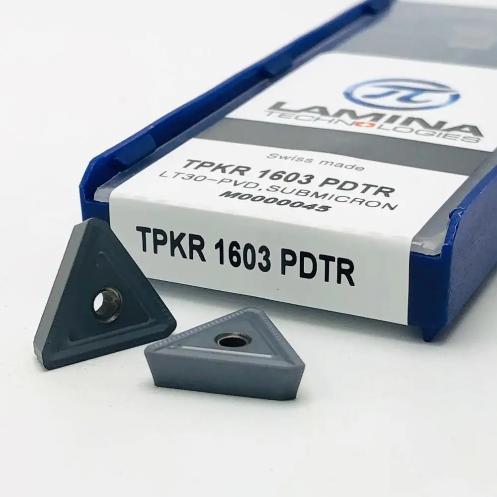 

TPKR1603 TPKR 1603 PDTR LT30 hard alloy blade PVD coated external turning tool CNC blade machining stainless steel cast iron