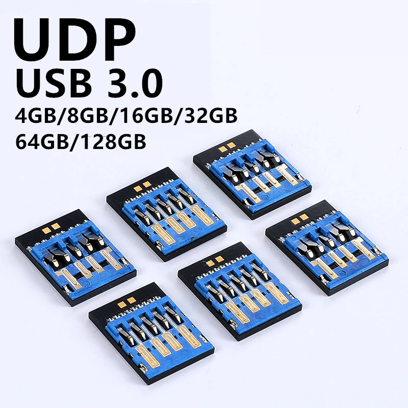 Высокоскоростной флеш накопитель UDP USB 3 0 4 ГБ 8 16 32 64 128 короткий u диск полуготовый Бесплатная доставка|USB