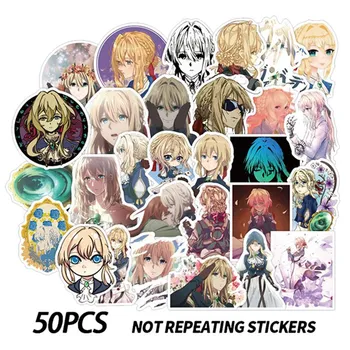 

50pcs Violet Evergarden Japan Anime sticker For Children Room
