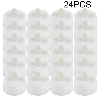

Holiday Romantic LED Electronic Acrylic Table Gifts Flameless Christmas Decor Wedding Battery Powered Night Home Candle Light