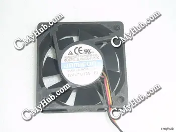 

For JAMICON JF0625S1LS-R F1 DC12V 0.17A 6025 6CM 60mm 60x60x25mm 3Pin 3Wire Cooling Fan