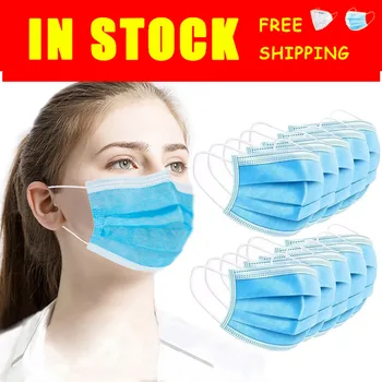 

3 Layer Non Woven Dust Mask Thickened Disposable Mouth Mask