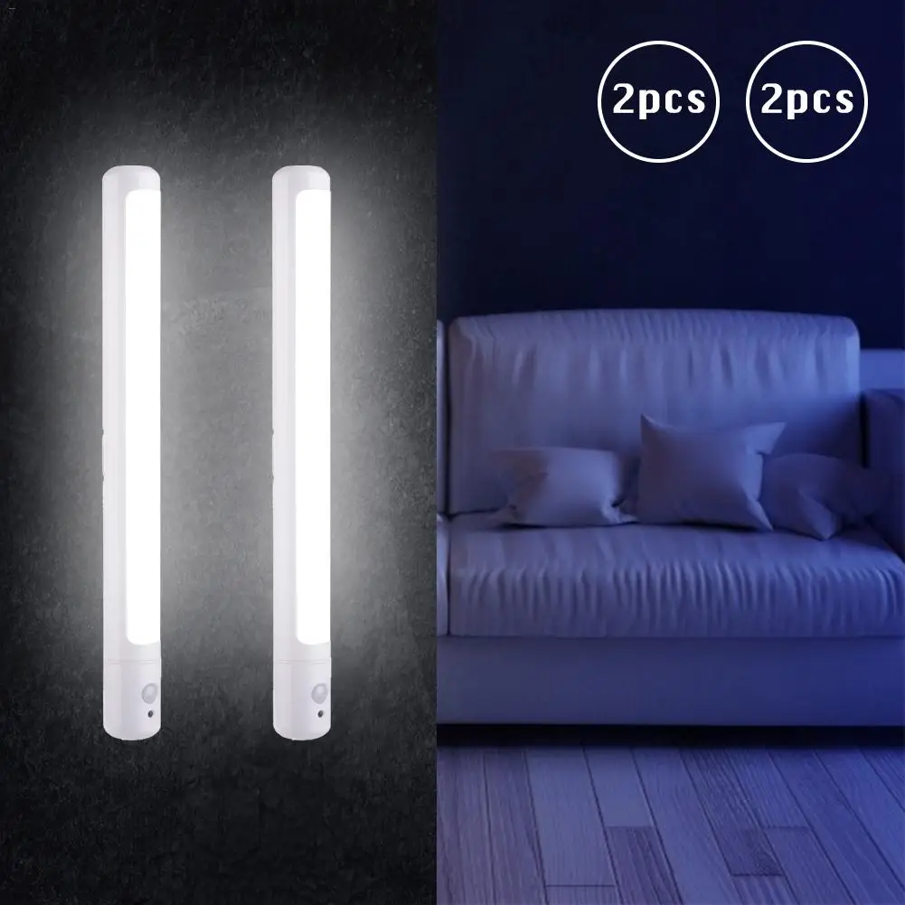 buy 2PCS PIR Motion Sensor LED Cabinet Light Small Night Light 25 Lights Constantly light Human Body Induction Light Control