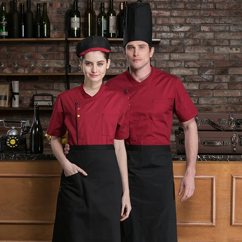 Unisex Chef Canteen Catering Waiter Kitchen Cook Trousers Pants Uniform Workwear 