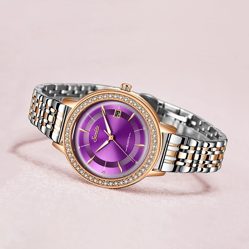 SUNKTA 2020 Listing Rose Gold Women Watches Quartz Watch Ladies Top Brand Luxury Female Watch Girl