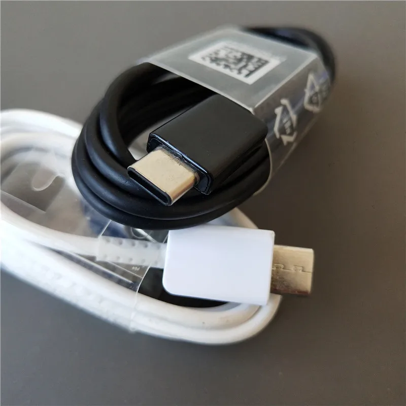 10Pcs/Lot 1M Type C USB Fast Charger Data Sync Charging Cable For Samsung S10 S9 S8 Plus S10E S10 5G Note 10 Pro 9 8
