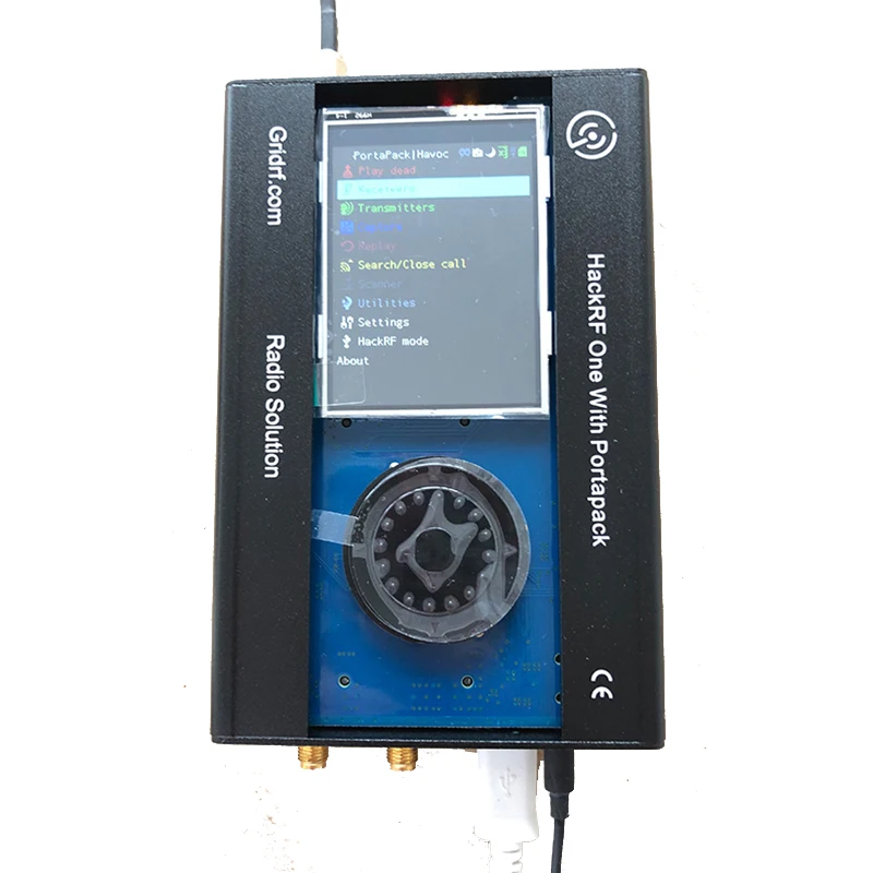 PortaPack алюминиевый корпус для HackRF One 1 МГц-6 ГГц SDR приемник и передача AM FM SSB Ham радио