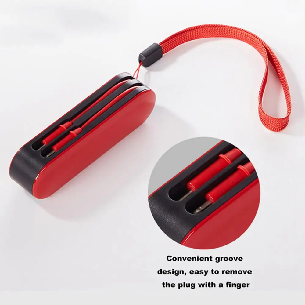 Новинка 3 в 1 usb кабель для зарядки мини портативный включает быстрое зарядное устройство Шнур для Android IOS