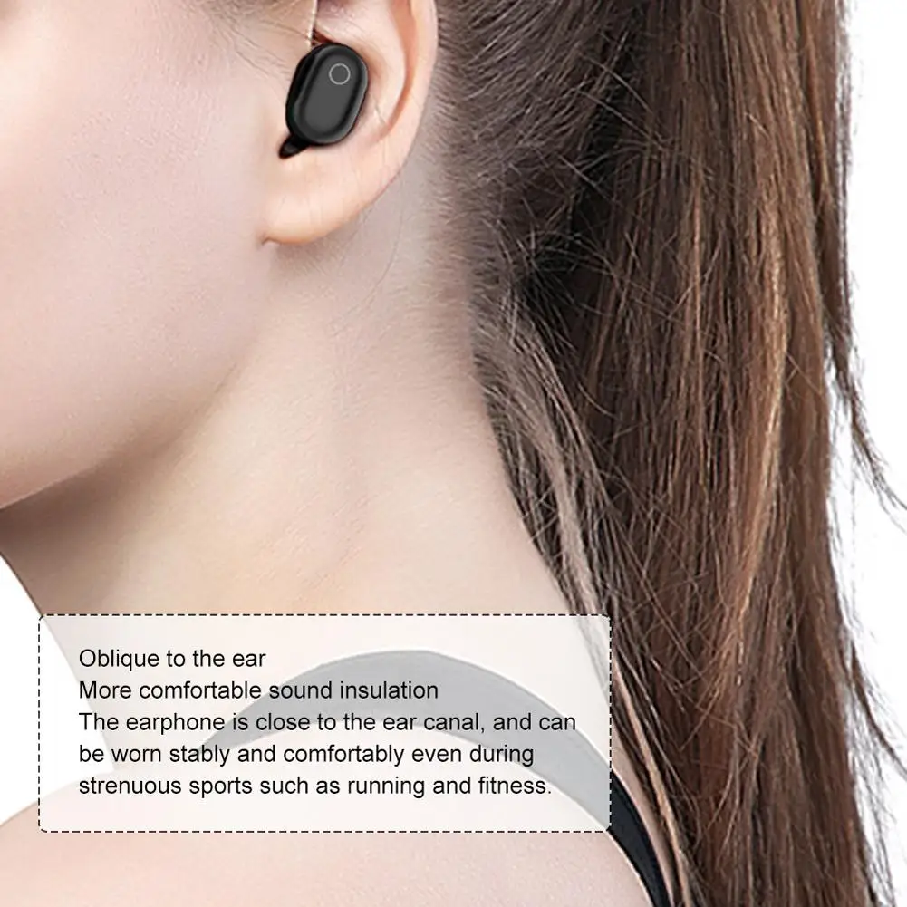 TWS Bluetooth гарнитура беспроводная Bluetooth 5,0 наушники спортивные наушники-вкладыши с цифровым дисплеем
