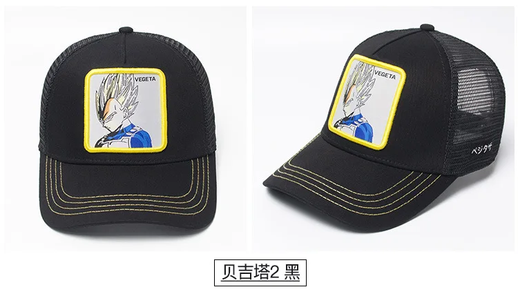 Бренд Вегета чехол Capsule corp Dragon Ball Z Snapback хлопок Бейсбол Кепки Для мужчин Для женщин в стиле «хип-хоп» для папы сетчатая шапка бейсболка дропшиппинг