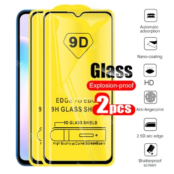 

2pcs 9D Full Gule Protective Glass Redmi 9A Glass For Xiaomi Redmi 9A 9 A A9 Redmi9A Screen Protector Film Xiomi Xaomi 6.53inch