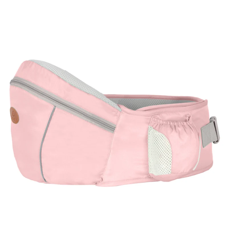 Новая детская сумка-переноска, стулообразные ходунки, пояс слинг для талии, удерживающий пояс, рюкзак, группа хипсетов, детское сиденье для младенцев - Color: Waist belt Pink