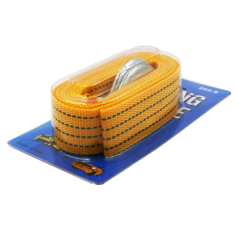 Corda Di Traino Per Auto - 13 Piedi Con Gancio A U - Resistente Fino A 5 Tonnellate - Foto 4