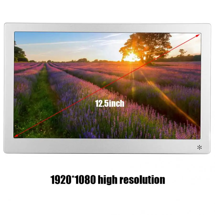 2,5 дюймов ips HD экран 1920*1080 металлическая цифровая фоторамка Электронные часы MP3 видеоплеер для бизнеса фестиваль подарки