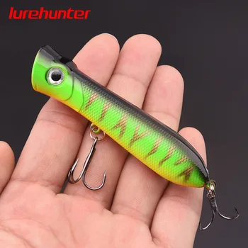 ON SALE ❤️ 1Pcs 8cm 11g 6# Hooks Pesca Artificial Bait Peche Fishing Tackle Top Water Popper Lure Fishing Wobbler Crankbait - discount item 18% OFF Sports & Entertainment