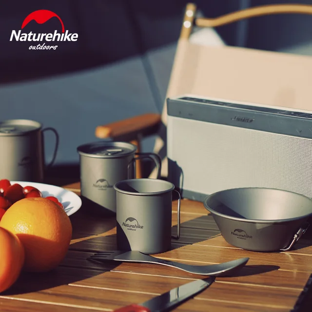 Outdoor Tableware Mug with Foldable Handle - Image 2