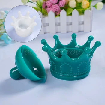 

Crystal Epoxy Resin Mold Crown Jewelry Storage Box Casting Mould Handmade DIY Crafts Ornament Making Tools Drop Shipping