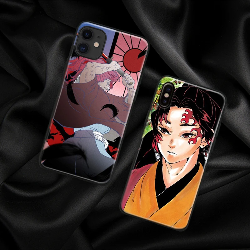 Мягкий силиконовый чехол для телефона Yoriichi Tsugikuni Kimetsu no Yaiba с аниме iPhone 6 6s 7 8 Plus X XR XS