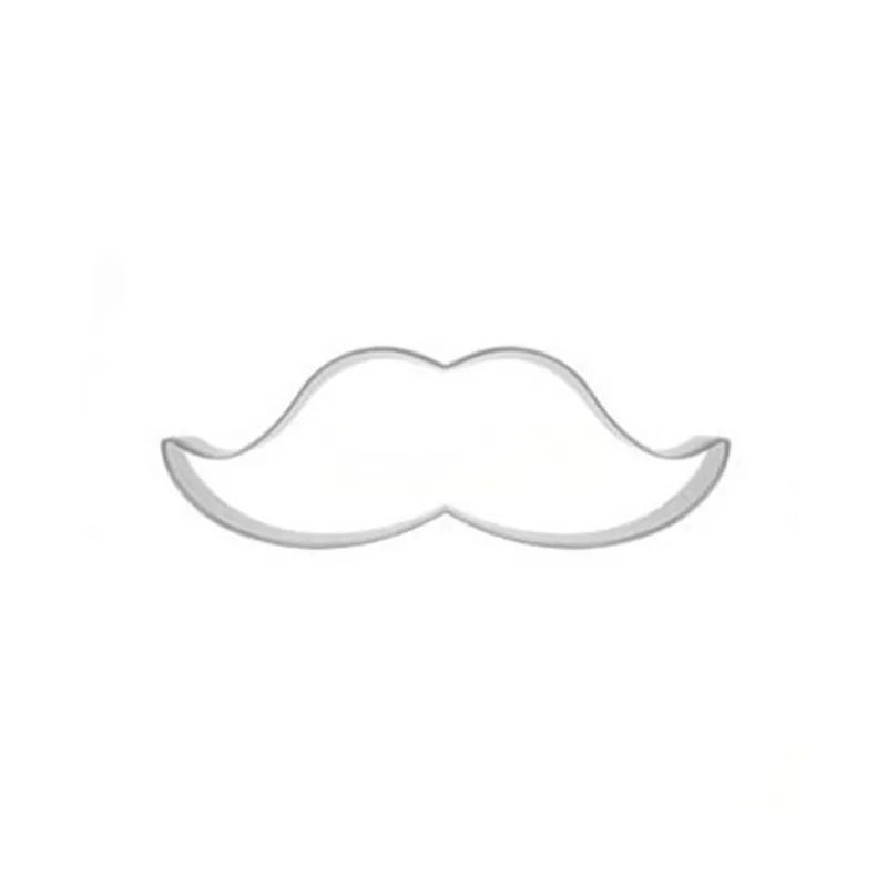 DZ116 Mustache Cookie Tools Cutter Mould Biscuit Press Icing Set Stamp Mold Stainless Steel Baking Kitchen Toys Online Shop China