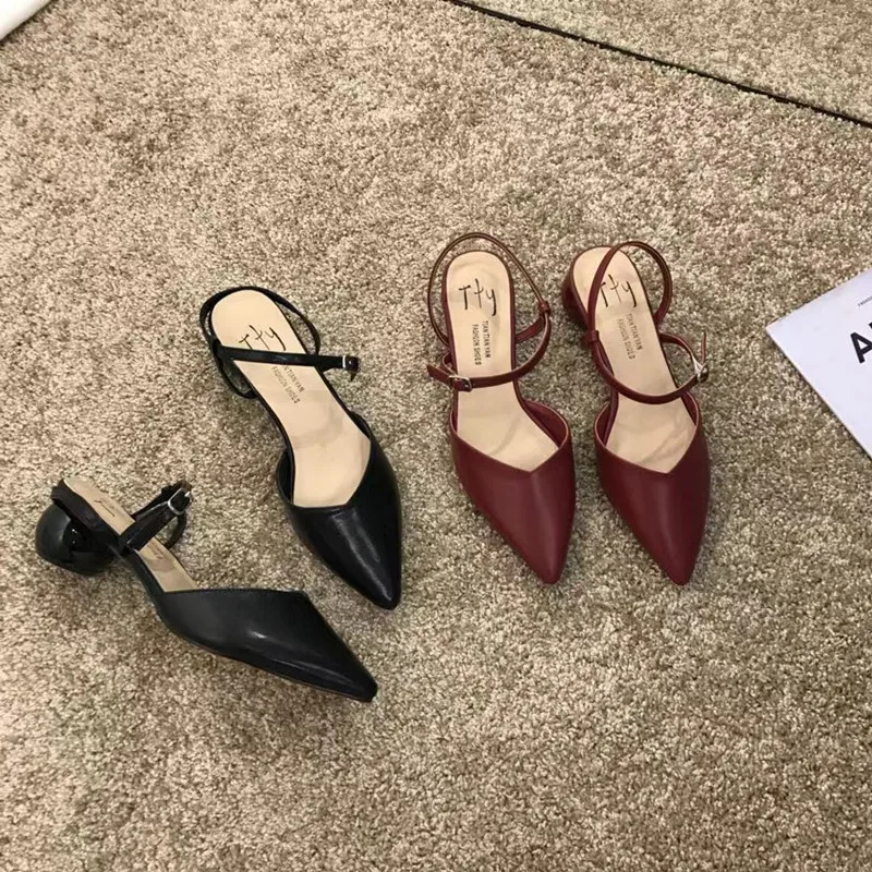 

Cover Toe Woman Shoes Luxury Med Women's Slippers 2019 Slides Square heel Socofy Designer New Sliders Summer Soft Scandals