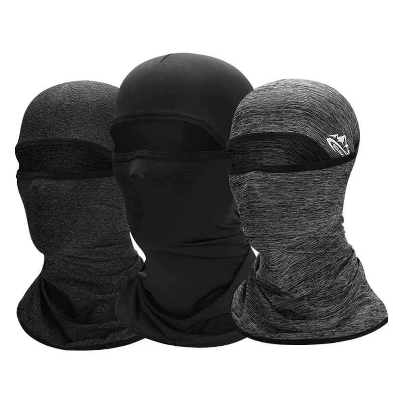 Ice Silk Face Mask Cycling Fishing Balaclava Sports Sun Protection Magic Neck Scarf Motorcycle Windproof Men Training Headwear | Спорт и