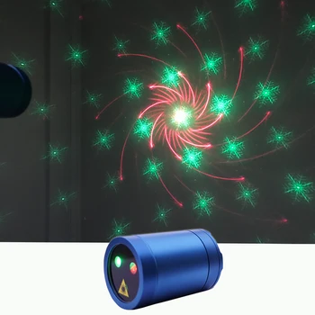 

Sharelife Mini Portable RG Gobos Laser USB Light Built-in 1200MA Battery Magnetic Attraction for Home Party DJ Stage Lighting