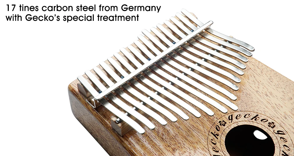 14€02 sur Piano à Pouce Kalimba GECKO K‑8CA Instrument à