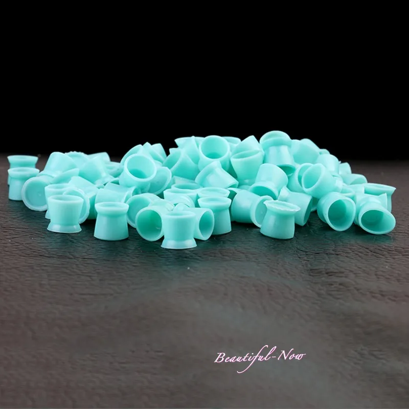 Soft Silicone Tattoo Ink Cups Tattoo Ink Caps Holder 300 pieces