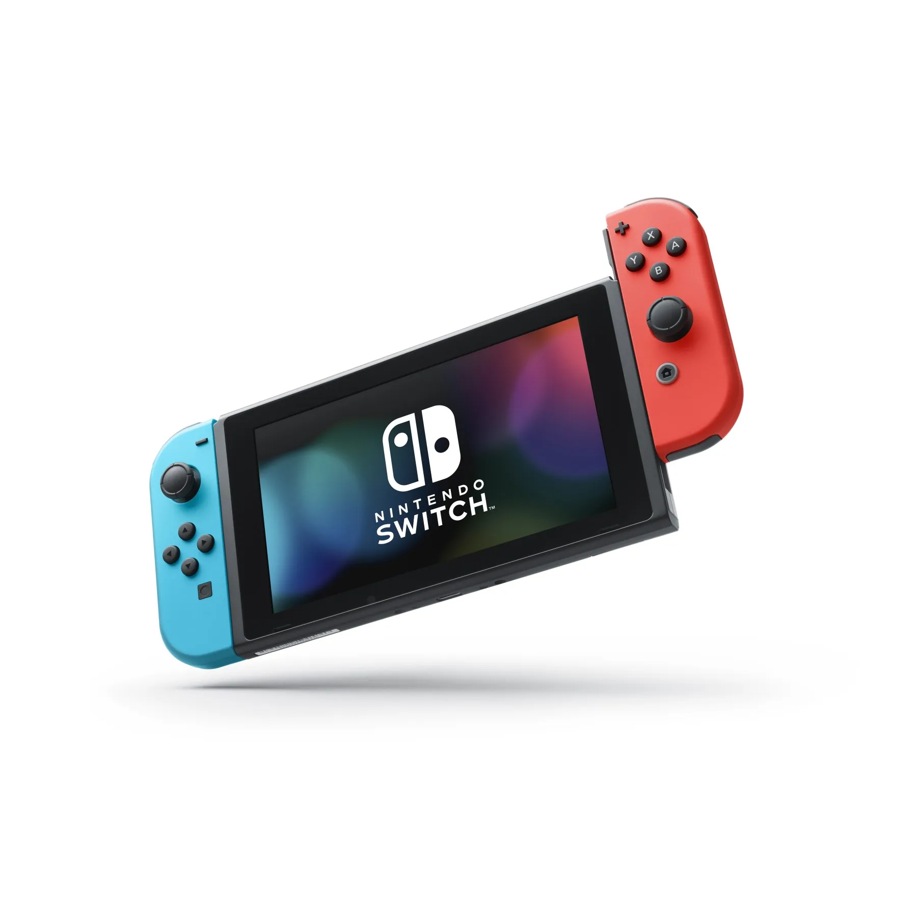 Nintendo Switch 3 items Bundle:Nintendo Switch 32GB Console Neon Red and  Blue Joy-con,64GB Micro SD Memory Card and Super Mario Odyssey Game Disc 