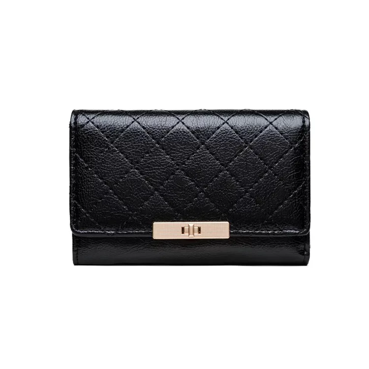 

2020 New Designs Fashionable Luxury Women's Wallets Wallets Triple Folding Hasp Portomonee Portfolio Ladies Short Carteras Lov