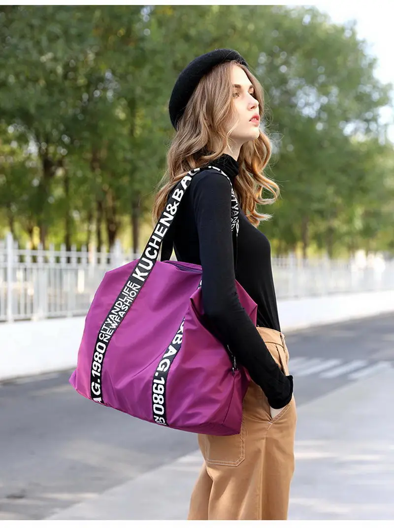 Carrysma Large Capacity Women's Nylon Travel Bag