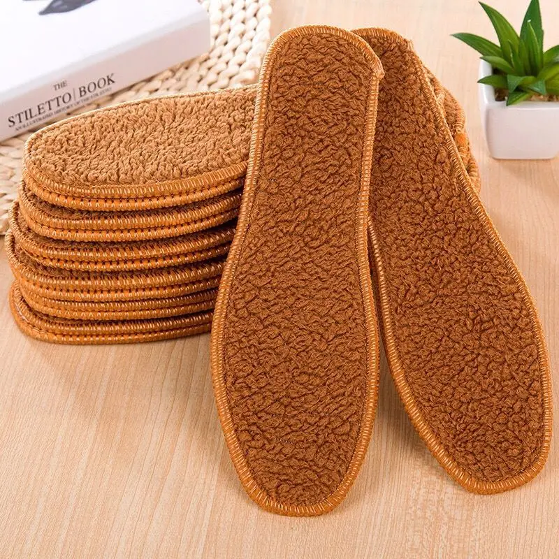 

Plus Velvet Insole Winter Warm Deodorizing Breathable Sports Comfortable Insole Men And Women