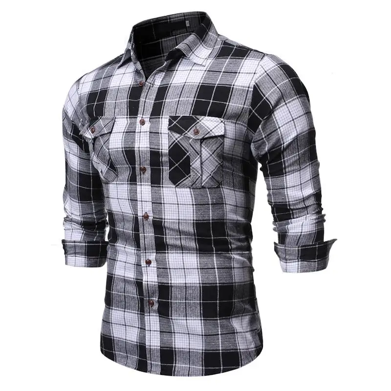 Formal Shirt Casual Lapel Men 