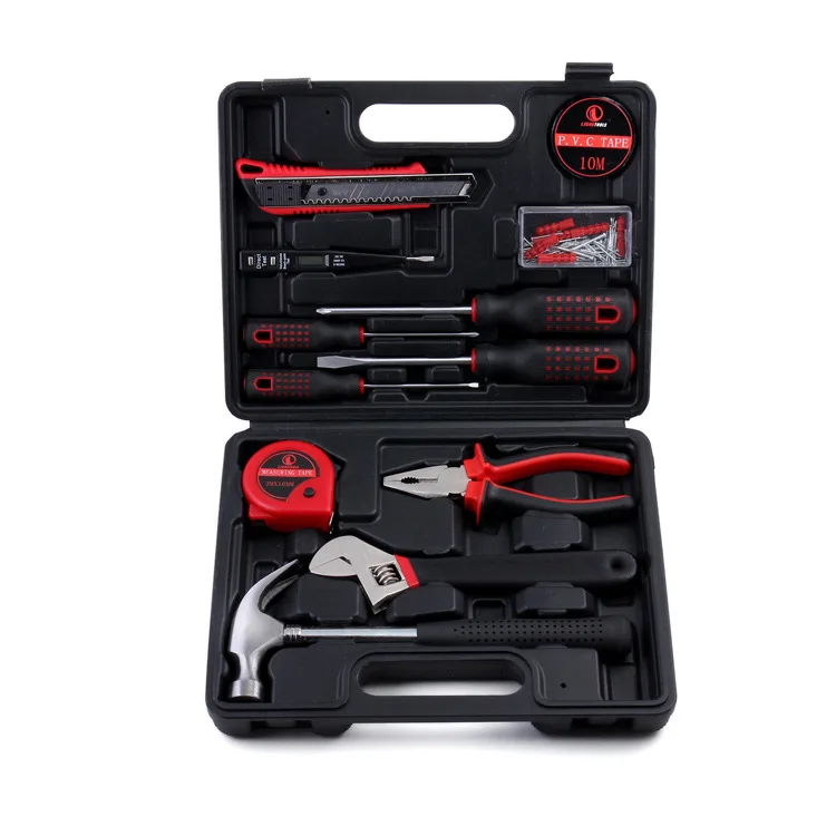 

Carbon Steel 13 Pieces Top Grade Practical Activity Gift Real Estate Gift Toolbox Set Combination Toolbox