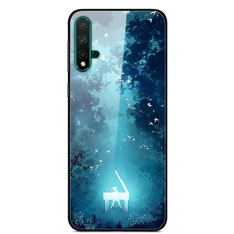 34 Для huawei Nova 5 Pro Чехол из закаленного стекла «Планета космос», чехол из стекла для huawei Nova 5 Coque Shell Nova5 Pro, чехлы - Цвет: 34