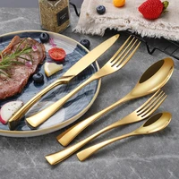 The Opulence Cutlery Set - 24 Piece | Gold 5