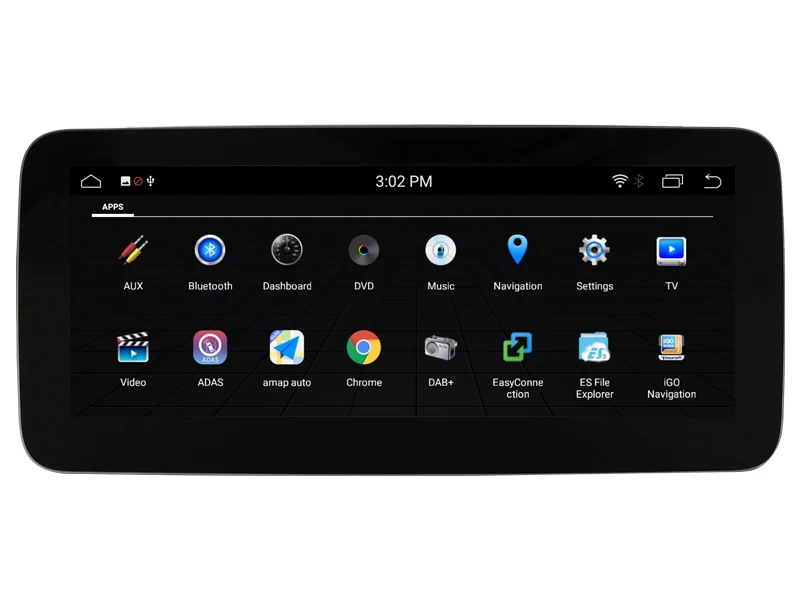 Flash Deal AVGOTOP Big screen Android 7.1/Android 9.0 GPS Car Radio DVD Player for MERCEDES-BENZ C-class W204/S204 2014-2017 (NTG5.0) 2