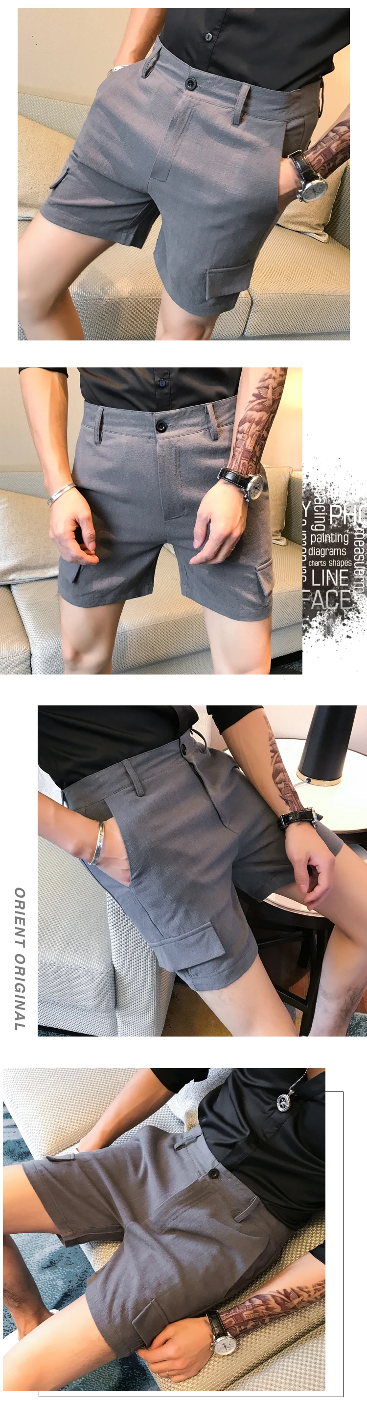 Шорты Zomer Toevallige Effen пляжные шорты Heren хлопковые облегающие шорты Mannelijke Homme Merk Kleding Korte Masculino 3XL-M