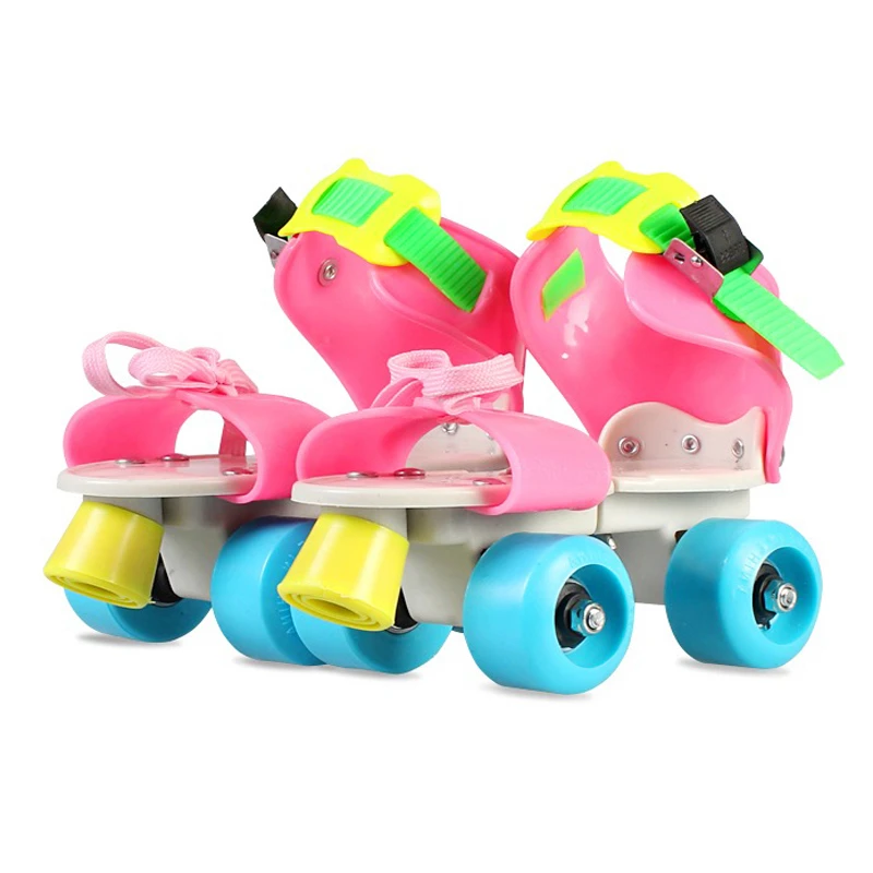 Zapatos de patín ruedas para niños, zapatillas de patinaje de doble fila, Slalom deslizante, en línea, regalos para - AliExpress