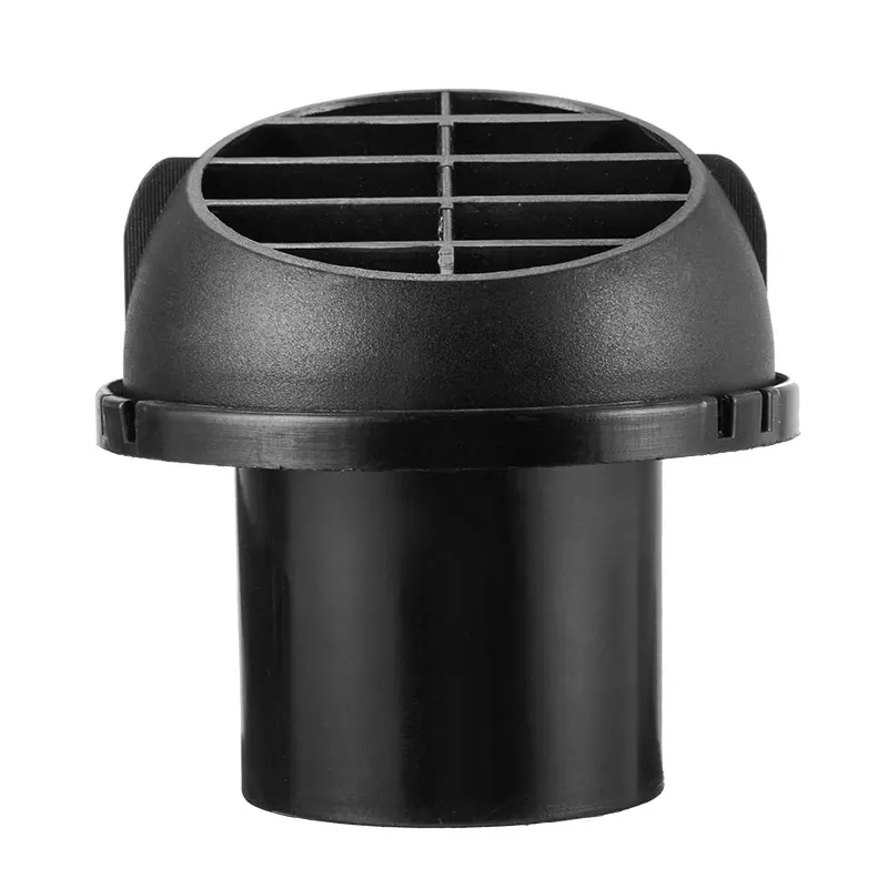 Car Heater Duct Warm Air Vent Outlet,Dashboard AC Heater Air Vent Duct Chrome Air Vent Outlet 60mm 