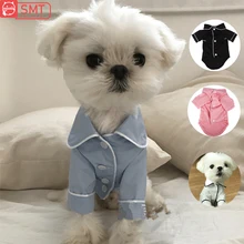 Пижамы для собак, рубашки, зимний комбинезон для собак, модная французская Одежда для собак, чихуахуа, бульдога, одежда для маленьких собак, Комбинезоны для домашних животных