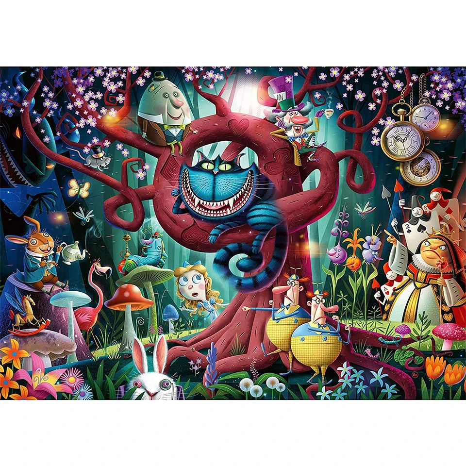 Broderie Diamant Alice Au Pays Des Merveilles